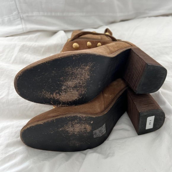 See by Chloe Janis Tan Heeled Boots - Picture 5 of 5